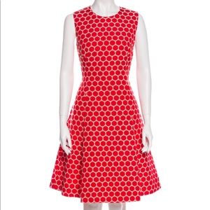 kate spade Red Polka Dot Midi Dress